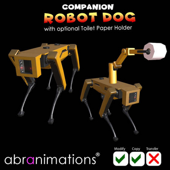 Second Life Marketplace - Robot Dog Animesh Companion